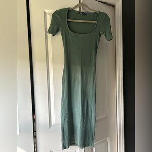Zara size small midi bodycon dress ribbed